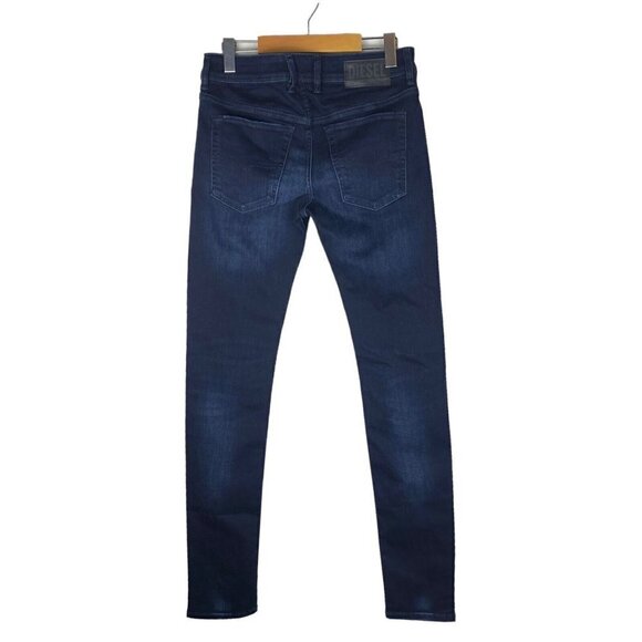 Diesel Sleenker X 083AG Men's Dark Blue Wash Slim Fit Washed Denim Jeans 29 X 32 - Picture 3 of 15